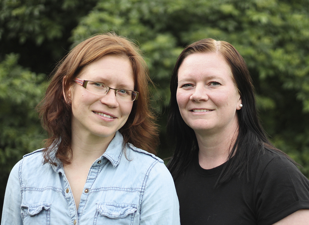 Marie Pott och Madelene Lönnroos Författare